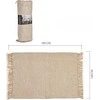 Gift Decor Dovanų dekoro smėlio spalvos medvilninis kilimas (120 x 1 x 180 cm)