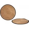 Gift Decor Dovanų dekoro kilimas rudas juodas natūralus pluoštas (100 cm)