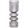 Gift Decor Glass vamzdinė vaza, stiklas su grioveliais, 8 x 23 cm