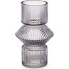 Gift Decor Glass vaza su grioveliais stiklas, 9,5 x 16,5 cm