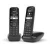 Belaidis telefonas Gigaset AS690 Duo, juodos spalvos