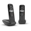 Belaidis telefonas Gigaset AS690 Duo, juodos spalvos