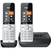 GIS Gigaset COMFORT 500A duo Analoginio ryšio / DECT telefonas Skambintojo ID Juoda, Sidabras