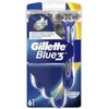 Gillette Mėlyna 3 vienkartinis skustuvas 6 vnt