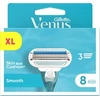 Gillette Venus - Lygūs skutimosi peiliukai moterims - Mėlyni/Balti - 8 vnt.