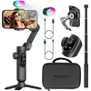 AOCHUAN X Pro stabilizatorius su RGB apšvietimu (Juodas)