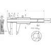 Gimex CALIPER 150 MAUA 0,05 SQ BE PARALAKSIMO