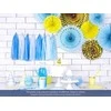 PartyDeco Gimtadienio žvakutė nr 6 auksinė blizganti 7cm