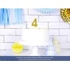 PartyDeco Gimtadienio žvakutė nr 7 auksinė blizganti 7cm