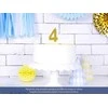 PartyDeco Gimtadienio žvakutė nr 8 auksinė blizganti 7cm