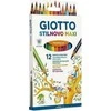 Giotto Stilnovo Maxi pieštukas 12 spalvų