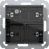 GIRA mygtuko jutiklis 4 Comfort 2x KNX System 55 504200
