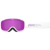 Giro CRUZ MAUVE STACKED (OTG) žieminiai akiniai (cilindro formos) (veidrodžio spalvos lęšiai, gintaro spalvos rožinė 19-42% S2) (NAUJI 2025/2026)