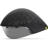 Giro Laikas šalmas GIRO AEROHEAD ULTIMATE INTEGRAD MPOS matinė juoda blizgi juoda rožių S (51 -55 cm)