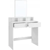 Songmics Glamour Toaletka su lustrem balta do makijażu 80 cm GLAMOUR