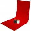 GlareOne GlareOne PVC fonas 60x130 cm - raudonas