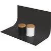 GlareOne PVC fonas 50x50cm – juodas, veidrodinis