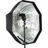 „GlareOne Softbox“ aštuonkampis skėtis 80 cm su difuzoriumi reporterių lempoms