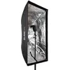 „GlareOne“ stačiakampis skėtis-softbox 80x120cm su difuzoriumi reporterių lempoms