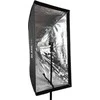 „GlareOne“ stačiakampis skėtis-softbox 80x120cm su difuzoriumi reporterių lempoms