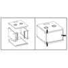 Intellinet 714143 lentyna 6U Sieninis stovas Juoda