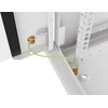 LANBERG sieninė spintelė 19 colių 9U 600x450 plieninės durys pilkas flat pack