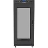 LANBERG laisvai pastatomas stelažas 19 colių spintelė 27U 600x600 tinklelio durys LCD plokščias paketas juodas