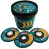 Glob MAKITA LAMELEŠINIS ŠLIFAVIMO DISKAS RINKINYS 15vnt P40/P60/P80 KAUPELIS