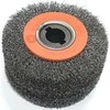 Glob Žiedinis šepetys fi 100x48mm gofruoto plieno vielos su 19 mm pikio skyle