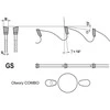 Globus Medžio masyvo skersinio pjovimo pjūklas GS10 300x30x3,2 mm PS210-0300-0007