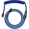 Klaviatūra Glorious GMMK Coiled Cable susuktas klaviatūros laidas Cobalt Mėlyna, USB-C į USB-A – mėlynos ir juodos spalvos