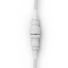 Klaviatūra Glorious GMMK Coiled Cable susuktas klaviatūros laidas Ghost Baltas, USB-C į USB-A – baltos spalvos