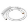 Klaviatūra Glorious GMMK Coiled Cable susuktas klaviatūros laidas Ghost Baltas, USB-C į USB-A – baltos spalvos