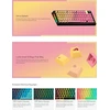 Klaviatūra Glorious GPBT Gradient Keycaps, ANSI išdėstymas US, PBT, Dye-Sub – Grapefruit