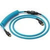 Glorious Coiled Cable susuktas klaviatūros laidas Electric Mėlyna, USB-C į USB-A – 1,37m, žydros spalvos