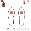 Šildomas Vidpadis - Glovii GW4U Šildomas Vidpadis, Unisex, Dydis 36-48, Raudona