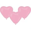 GMR Latex Balloons Hearts Light rožinė - 50 vnt.