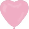 GMR Latex Balloons Hearts Light rožinė - 50 vnt.