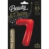 GoDan Baliono numeris 7 raudona, 85cm
