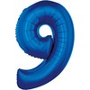 GoDan Balon foliowy Cyfra 9 , mėlyna, 92 cm FG-C85N9