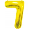 GoDan BALON foliowy Cyfra 7 auksinė 85 cm