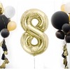 GoDan BALLOON FALL 8 CHAMPAGNE 85CM GO PBH
