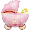 GoDan BALON foliowy Vežimėlis rožinis 60 cm