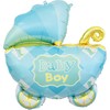GoDan Baby Shower Foil Balloon Baby Boy Vežimėlis Mėlynas Godan