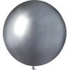 GoDan Giant balionas, 1 m skersmens - blizgus sidabras. universalus