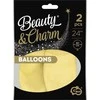 GoDan Beauty&amp;Charm vaniliniai makaronų balionai 61cm 2 vnt