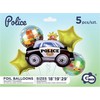 GoDan folijos balionų rinkinys „Policija“, 5 vnt.