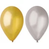 GoDan Balony GM90 metal 10" - auksinė i Sidabrinė 50 vnt. GM90/39-38
