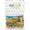 GoDan GEMAR metalo balionai 26cm aukso Dorato 100vnt. Godanas