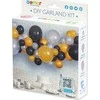 GoDan Girlanda balonowa DIY Sidabrinė-złoto-juoda...